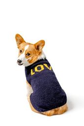 Alpaca LOVE Dog Sweater back