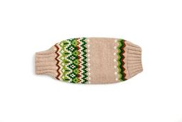 Ragg Wool Fairisle Dog Sweater flat