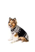 Black Ski Wool Dog Sweater