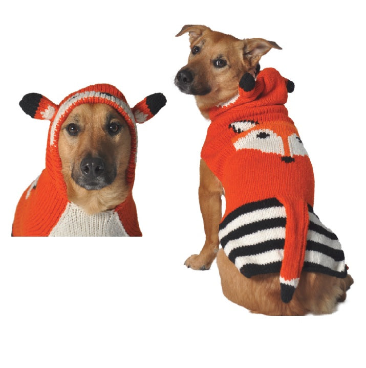 FOXY HOODIE dog sweater