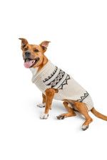 Alpaca Cream Wyatt Dog Sweater Lg