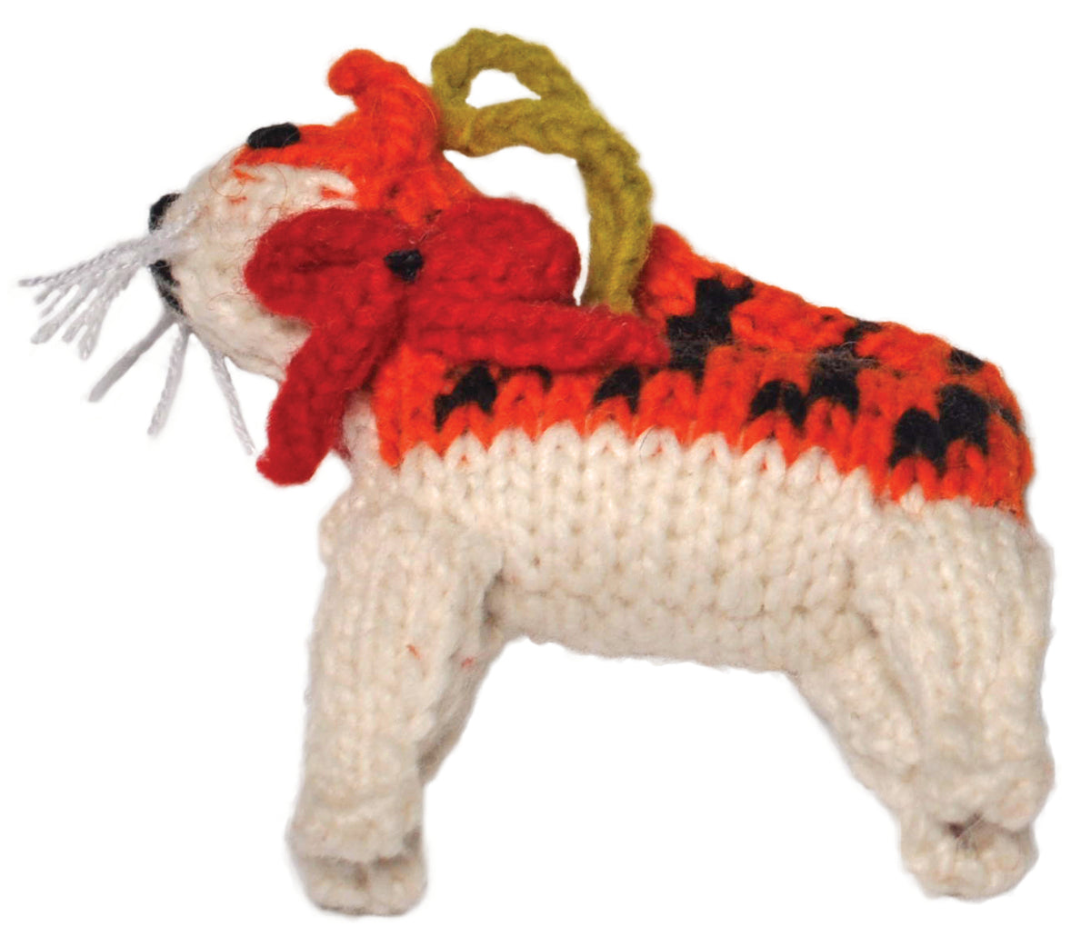 ORANGE TABBY Cat Ornament