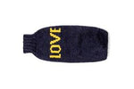 Alpaca LOVE Dog Sweater flat