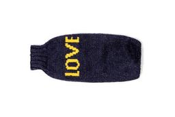 Alpaca LOVE Dog Sweater flat