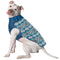 alpaca teal Fairisle dog sweater XL 600x600