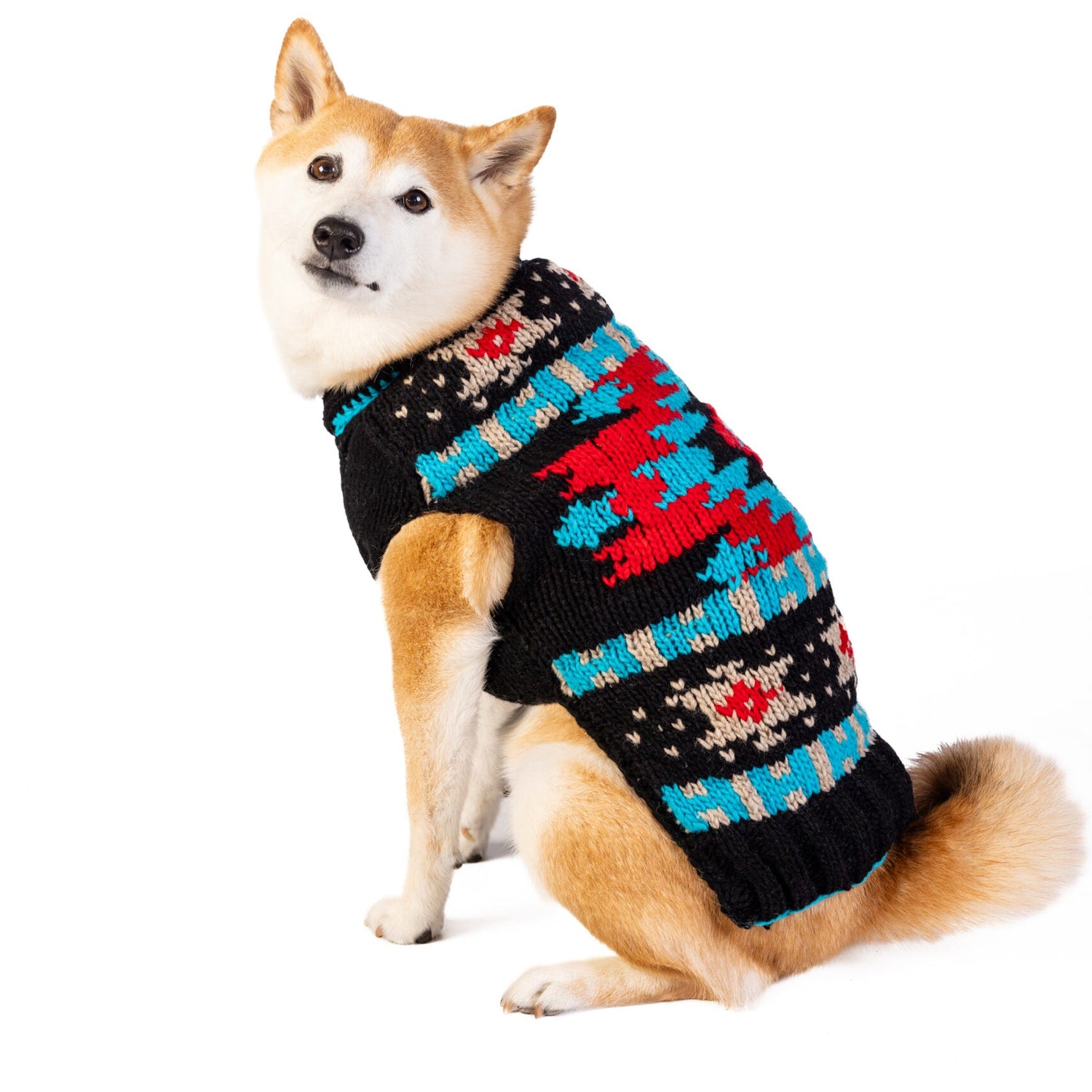 Black Southwest Dog Sweater_M_07