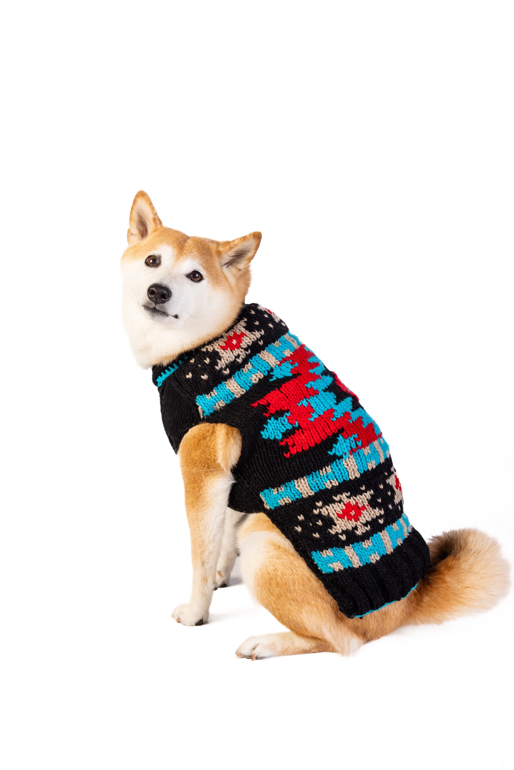 Black Southwest Dog Sweater_M_07