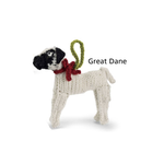 great dane dog ornament