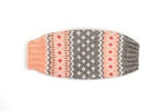 Peach Fairisle Dog Sweater flat