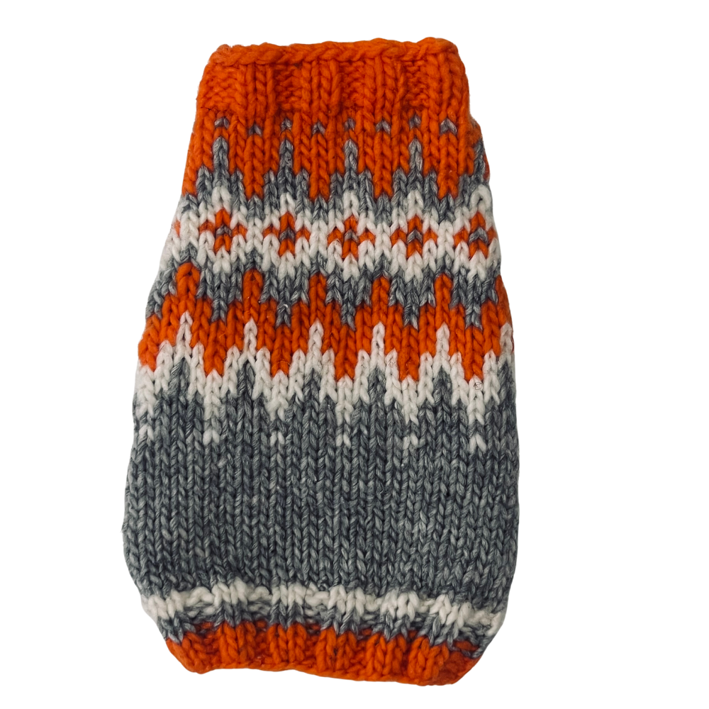 orange fairisle xxs
