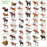 Christmas ornaments and stockings Chilly Dog products