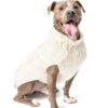Natural Cable Wool Dog Sweater