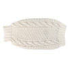 Natural Cable Wool Dog Sweater