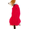 Pink Cable Wool Dog Sweater fushia_M_02