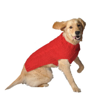 Oliver Cable-Knit Dog Sweater