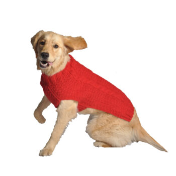 red-cable-knit-dog-sweater