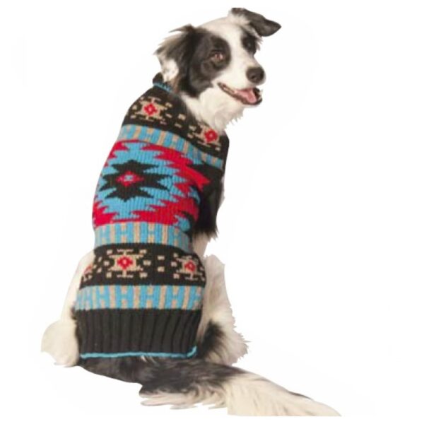 Black Southwest Navajo Dog Sweater