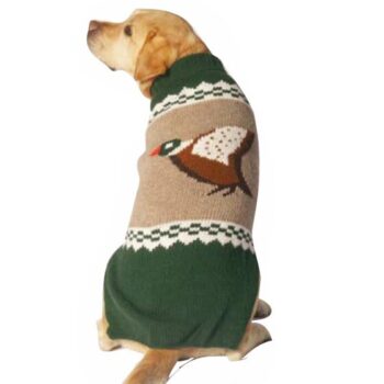 Mallard dog sweater