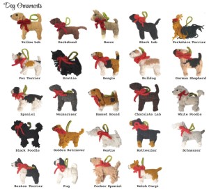 Chilly Dog Collection Dog Ornaments