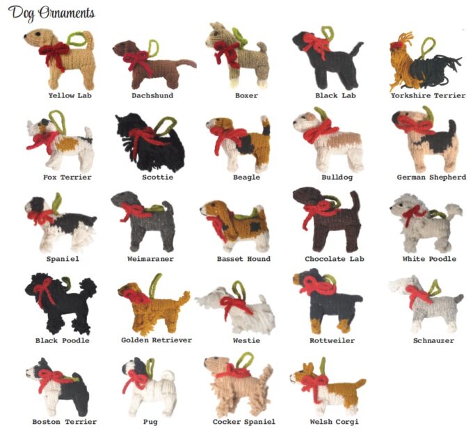Chilly Dog Collection Dog Ornaments