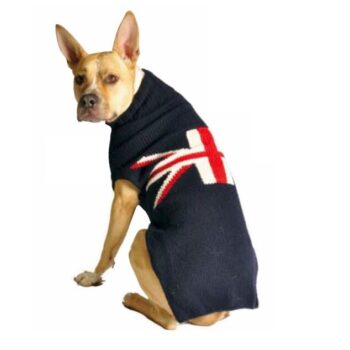 Union Jack Wool Dog sweater