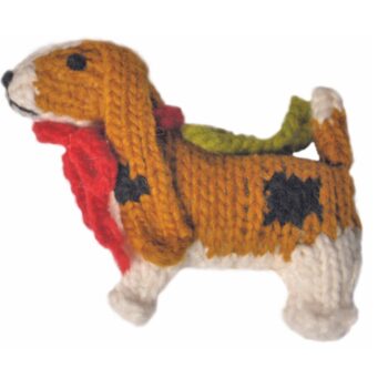 basset hound ornament