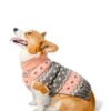 Peach Fairisle Dog Sweater full