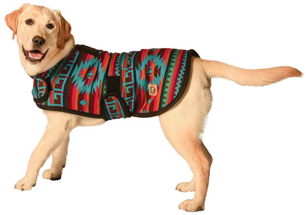 Turquoise Serape Dog Sweater Chilly Dog Sweaters