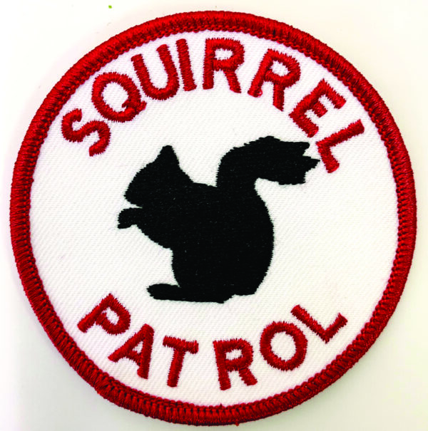 Squirrel patrol dog sweater