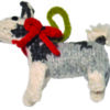 HUSKY dog ornament