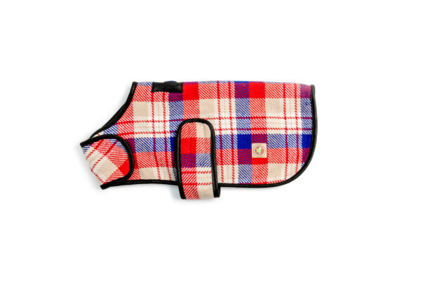 Red Field Dog Blanket Coat flat