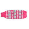 Alpaca Rose Fairisle Dog Sweater flat