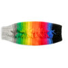 Rainbow Mohawk Dog Sweater flat