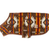 Brown Southwest Blanket Dog Coat flat