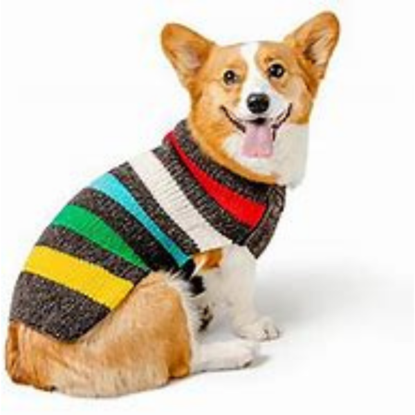 Charcoal-Stripe-Dog-Sweater