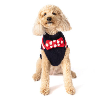 Bow Tie Dog Sweater L front