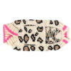 Leopard Print Dog Sweater flat front