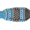 Light Blue Fairisle Wool Dog Sweater flat