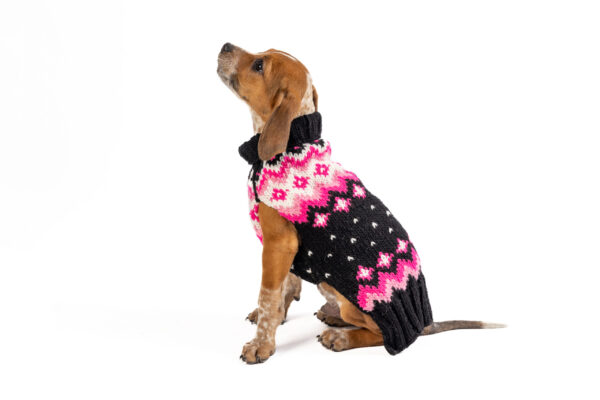 Artic Pink Dog Sweater Sm full