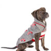 Candy Cane Dog Sweater