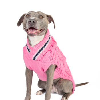 Preppy Pink Cable Knit