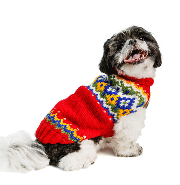Holiday Fairisle Dog Sweater - Image 4
